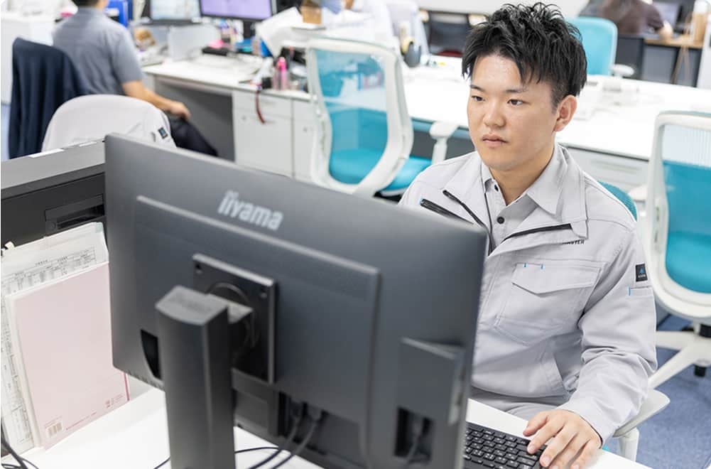 開発・設計 職 K.Kさんインタビュー画像