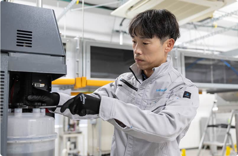 サービスメンテナンス 職 Y.Eさんインタビュー画像